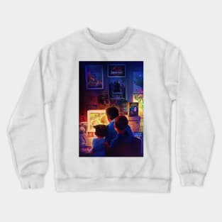 90s-2000s PC Gamer Room Crewneck Sweatshirt